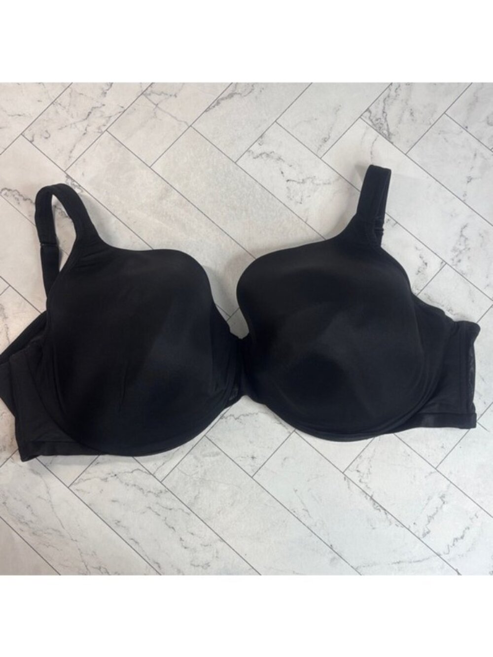NWOT Cacique Lane Bryant Womans Bra Black Full Coverage UNDERWIRE 48DDD